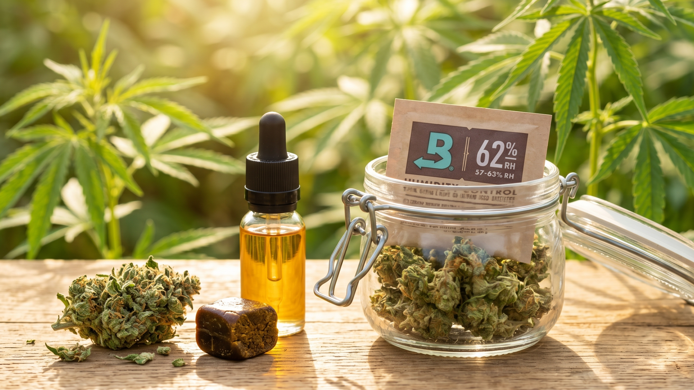 CBD et canicule : comment bien conserver ses fleurs, résines et huiles CBD en été Image