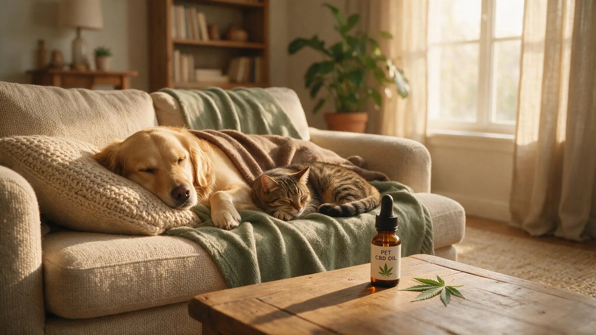 CBD pour le stress des animaux : comment apaiser votre chien ou votre chat ? Image