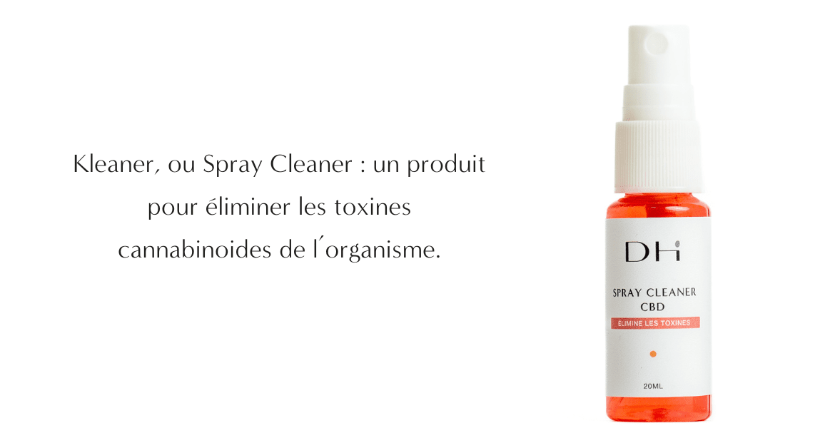 Kleaner, ou Spray Cleaner : un produit pour éliminer les toxines cannabinoides de l’organisme. Image
