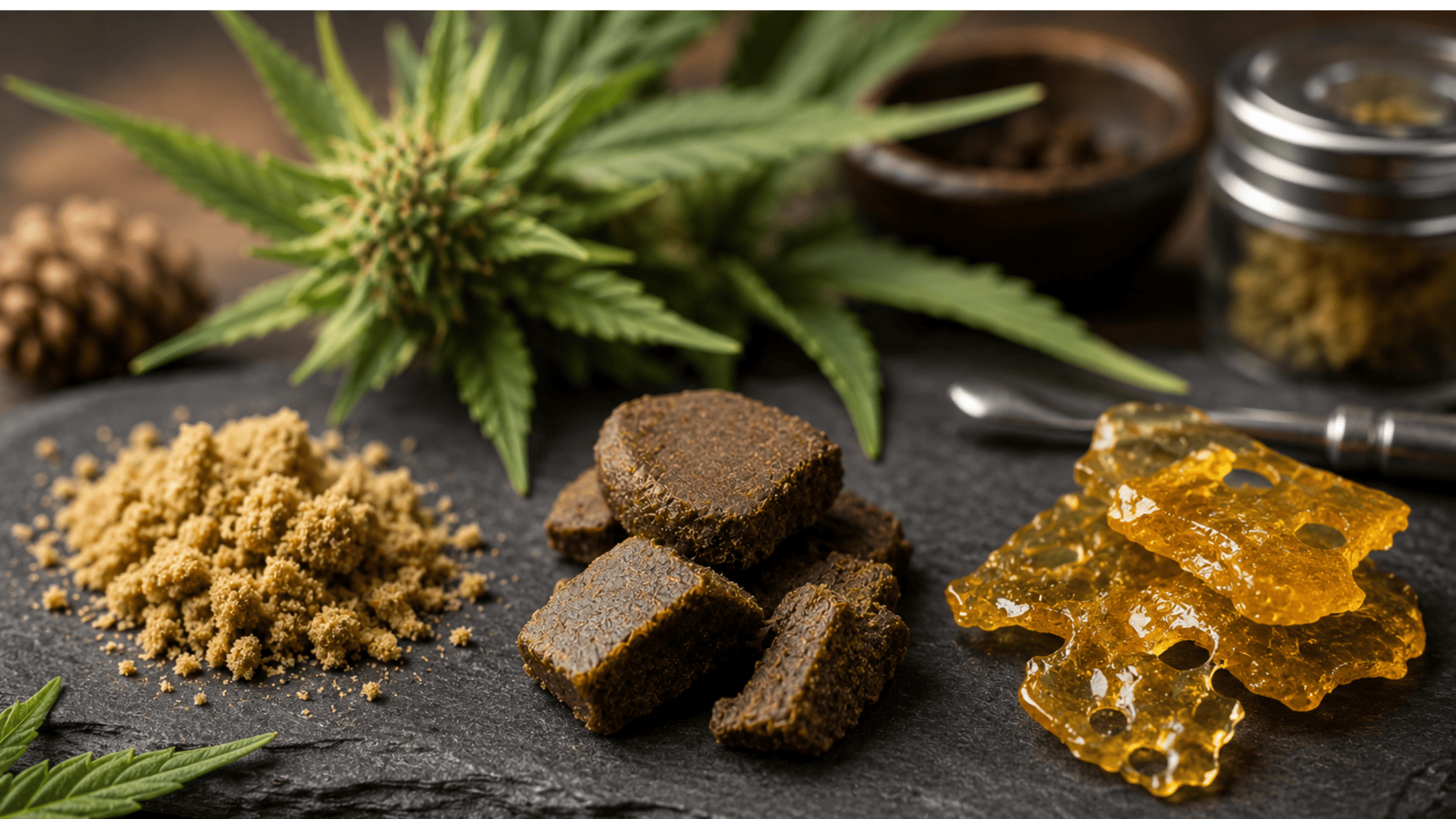 Pollens, résines et extractions CBD : comment s'y retrouver ? Image