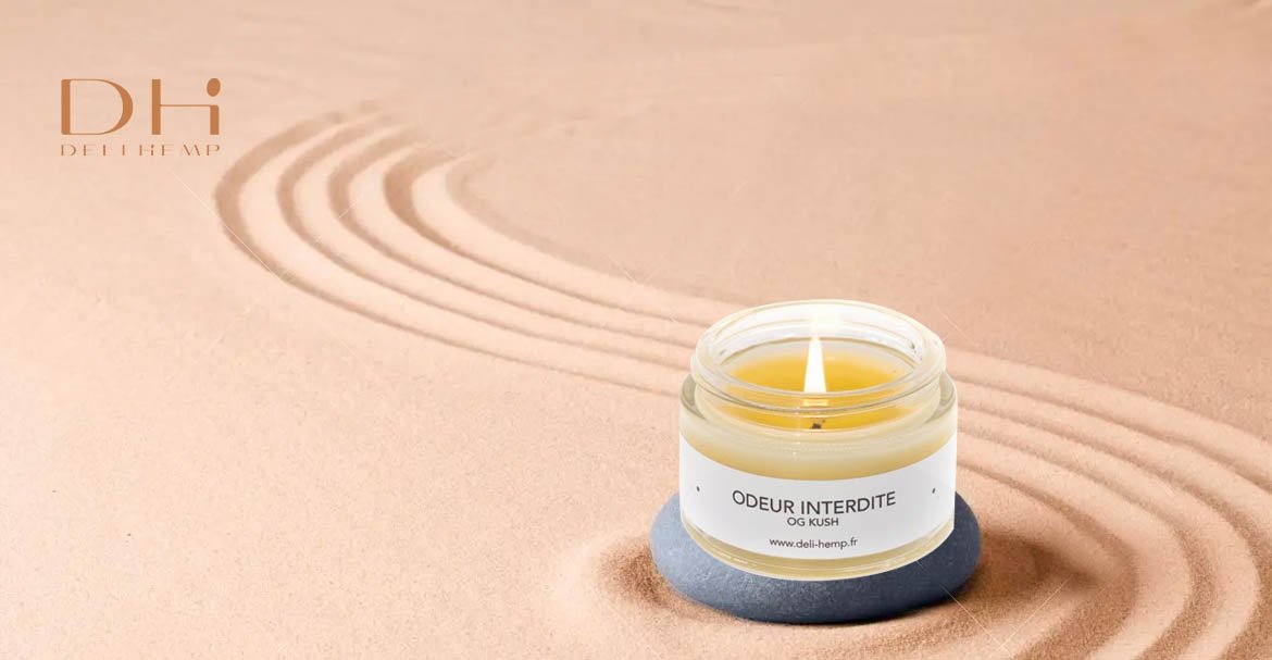 Une bougie massante au CBD Deli Hemp ! Image