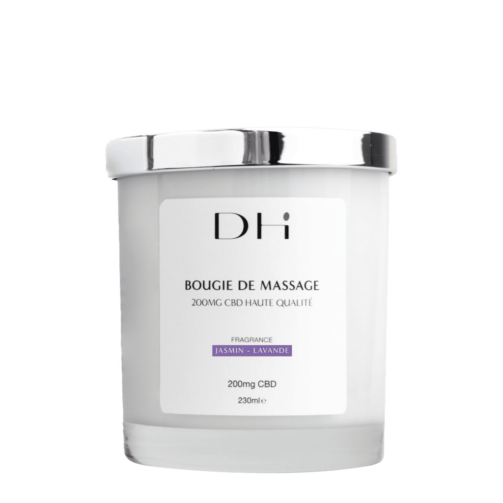 Bougie de massage CBD