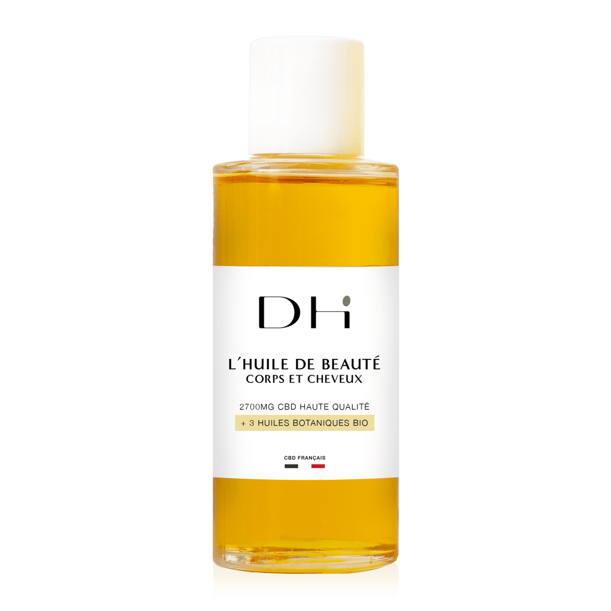 Huile corps cheveux CBD