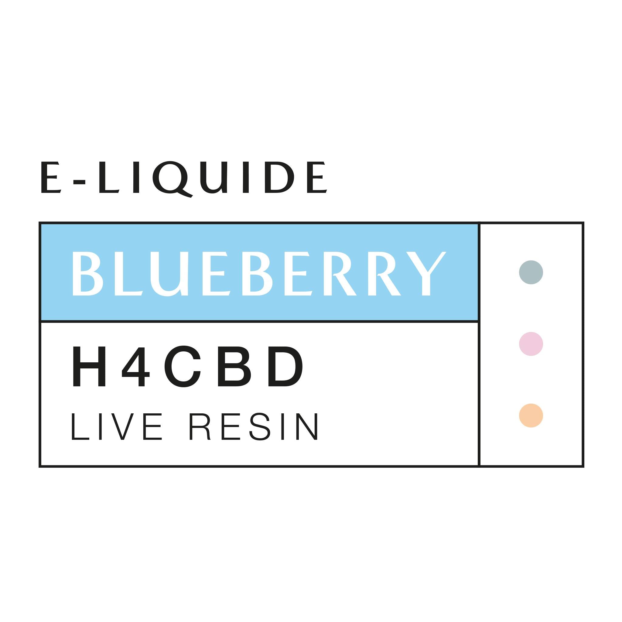 E-LIQUIDE H4CBD - BLUEBERRY