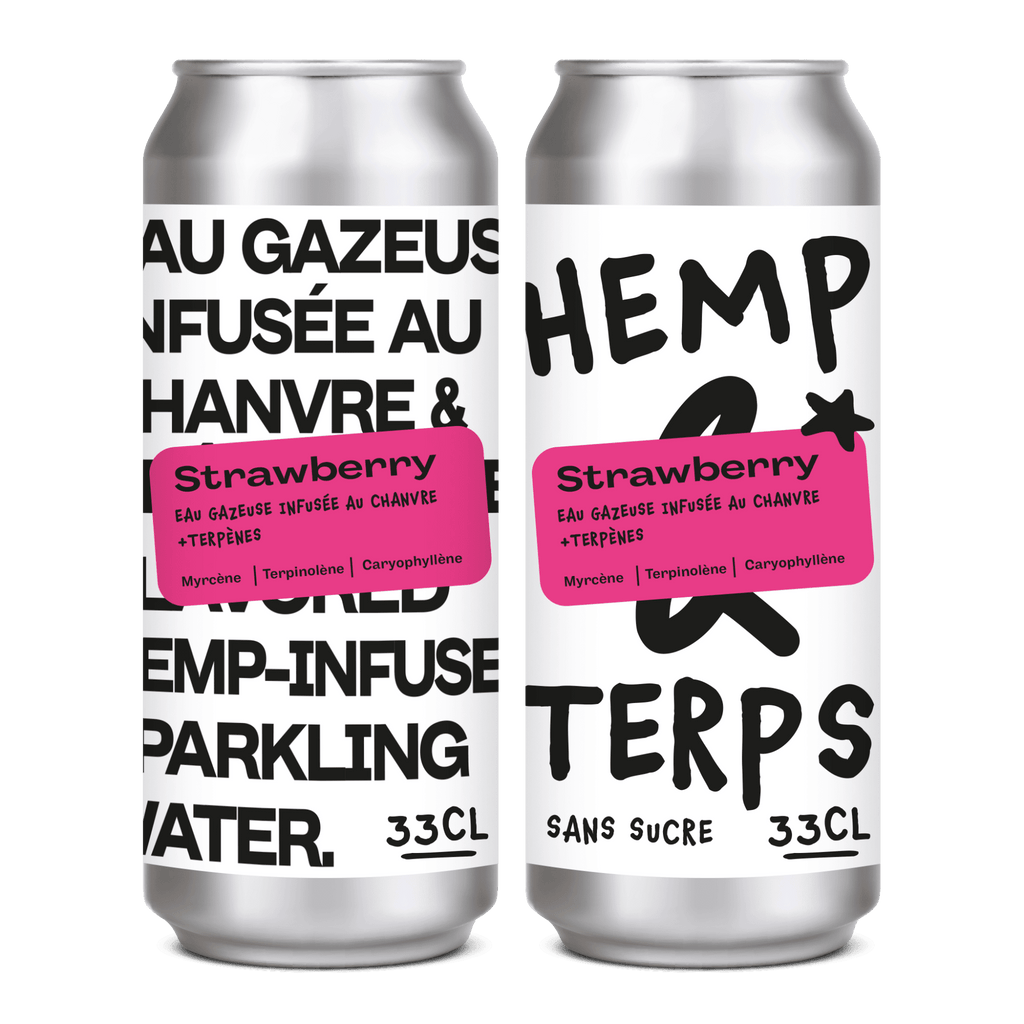 EAU GAZEUSE - HEMPS & TERPS - FRAISE