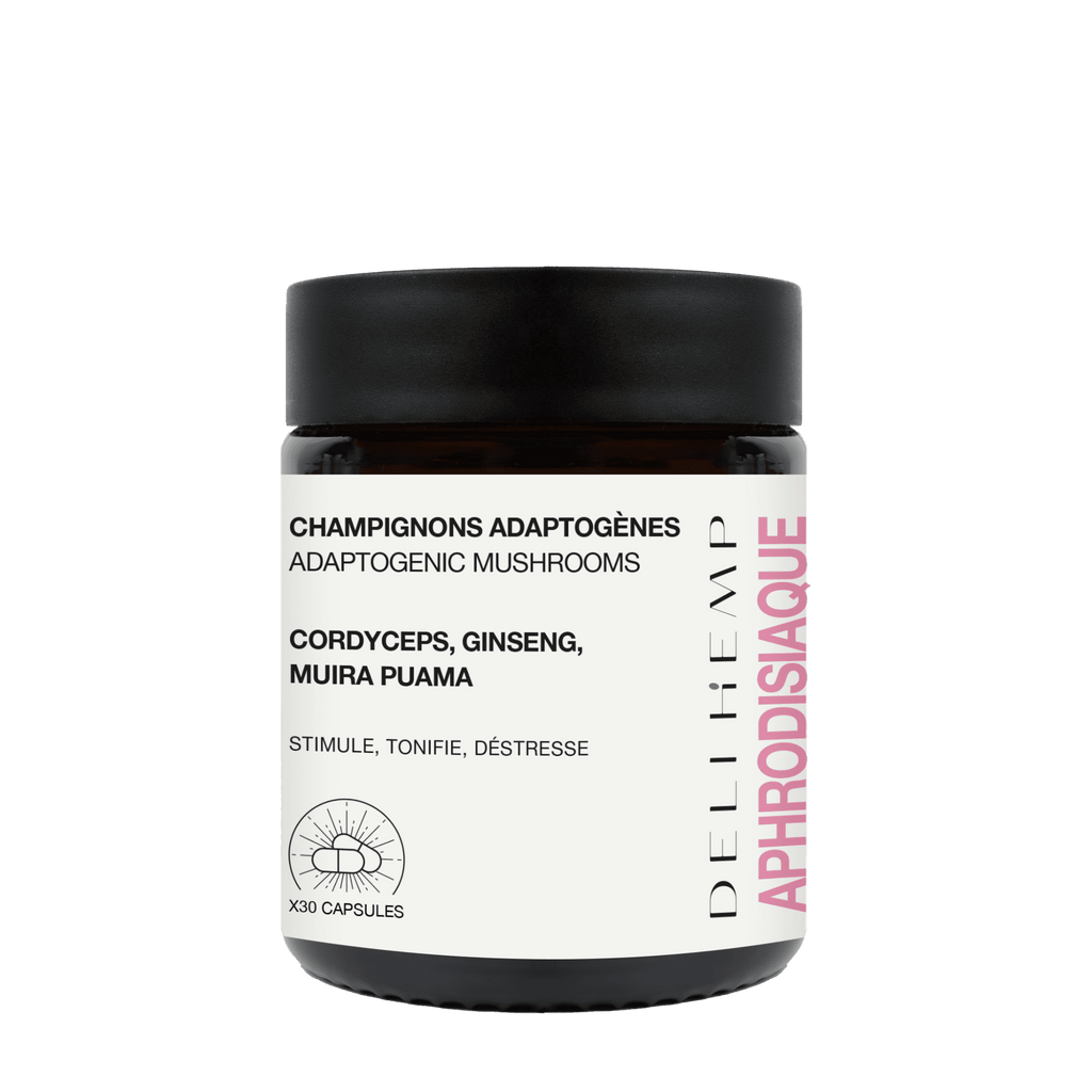 CHAMPIGNONS ADAPTOGÈNES - APHRODISIAQUE