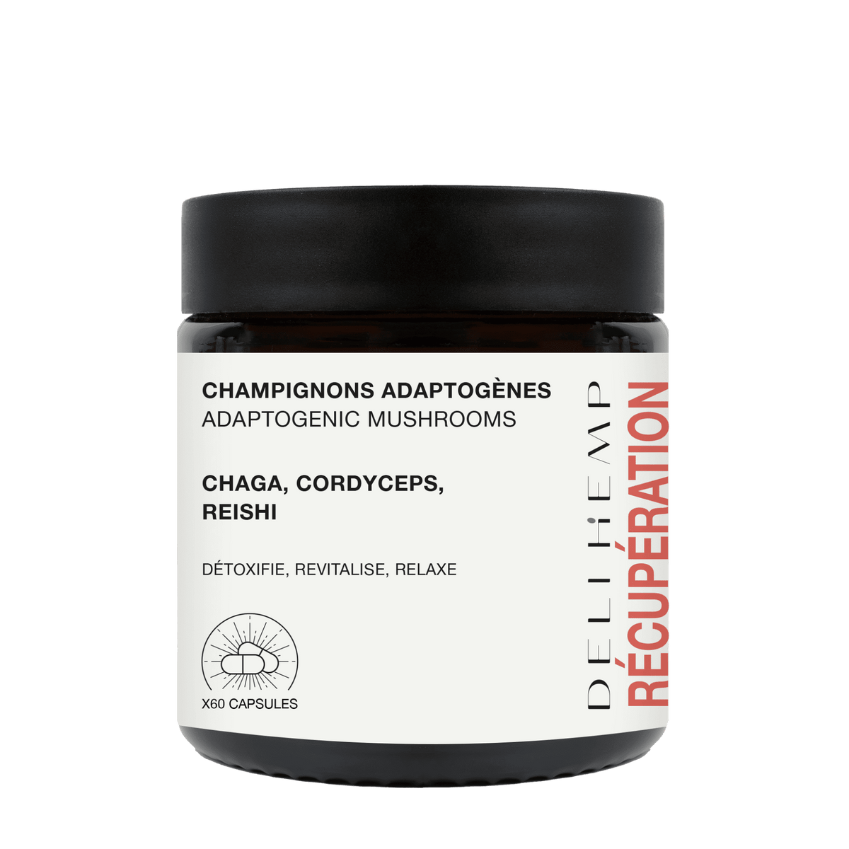 CHAMPIGNONS ADAPTOGÈNES - RÉCUPÉRATION