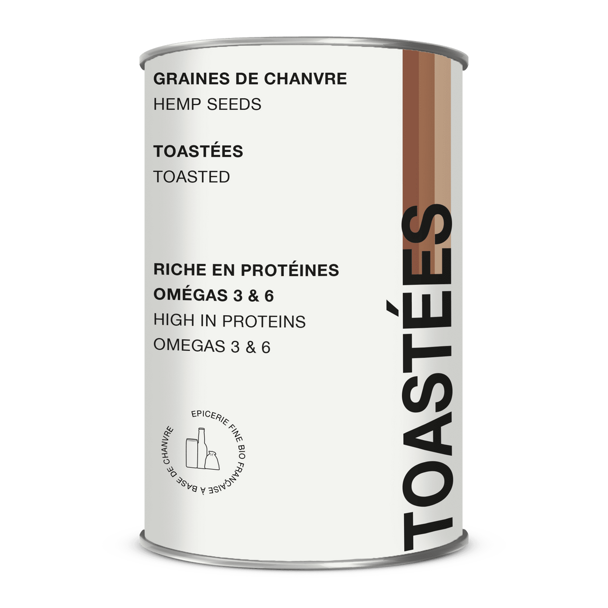 GRAINES DE CHANVRE TOASTÉES BIO 200G