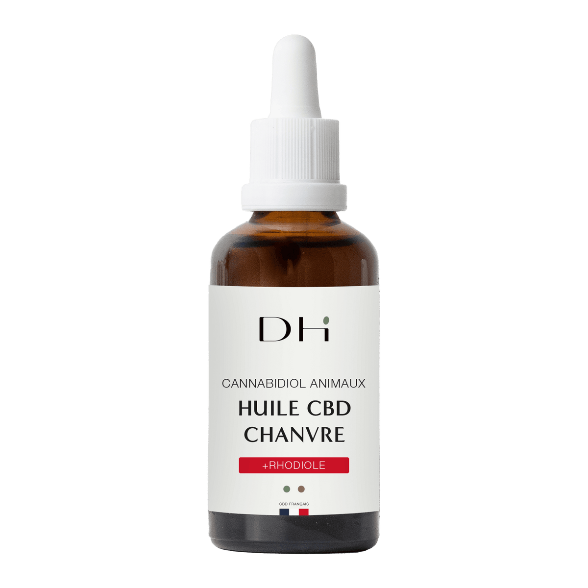 HUILE DE CHANVRE CBD CHEVAUX - RHODIOLE