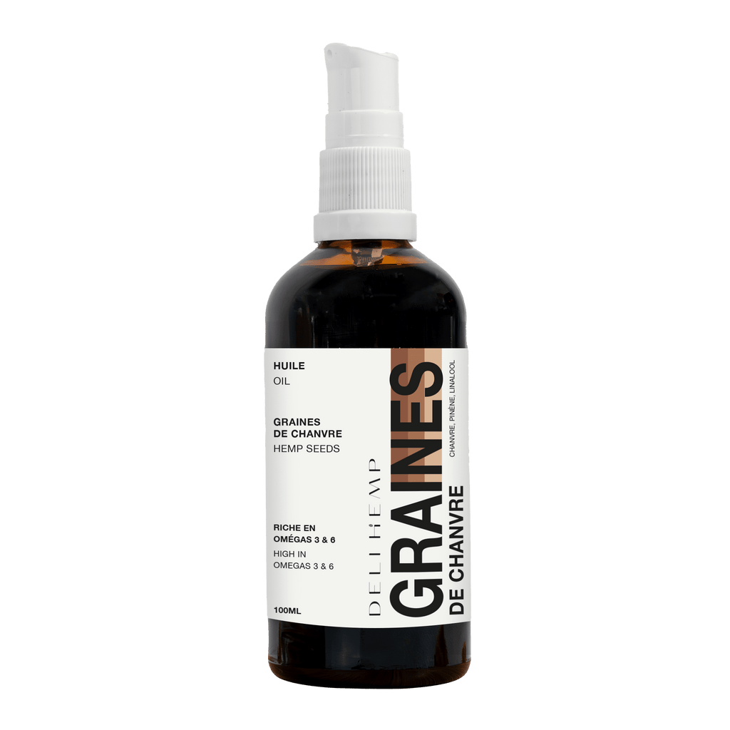 HUILE DE GRAINES DE CHANVRE BIO 100ML