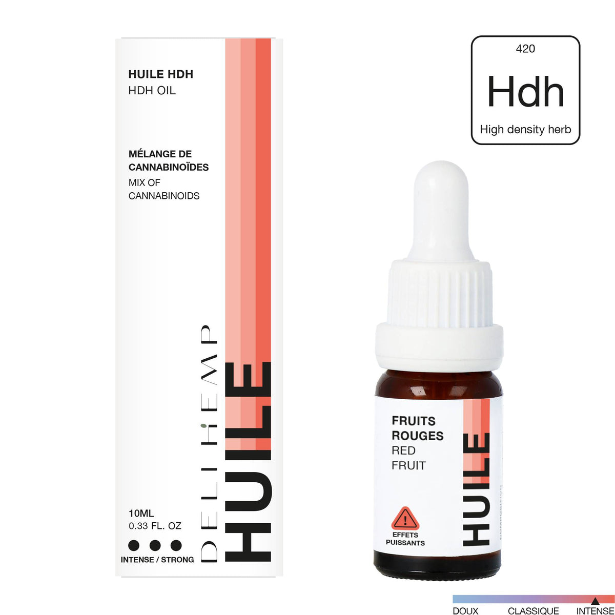 HUILE HDH - FRUITS ROUGES - STRONG