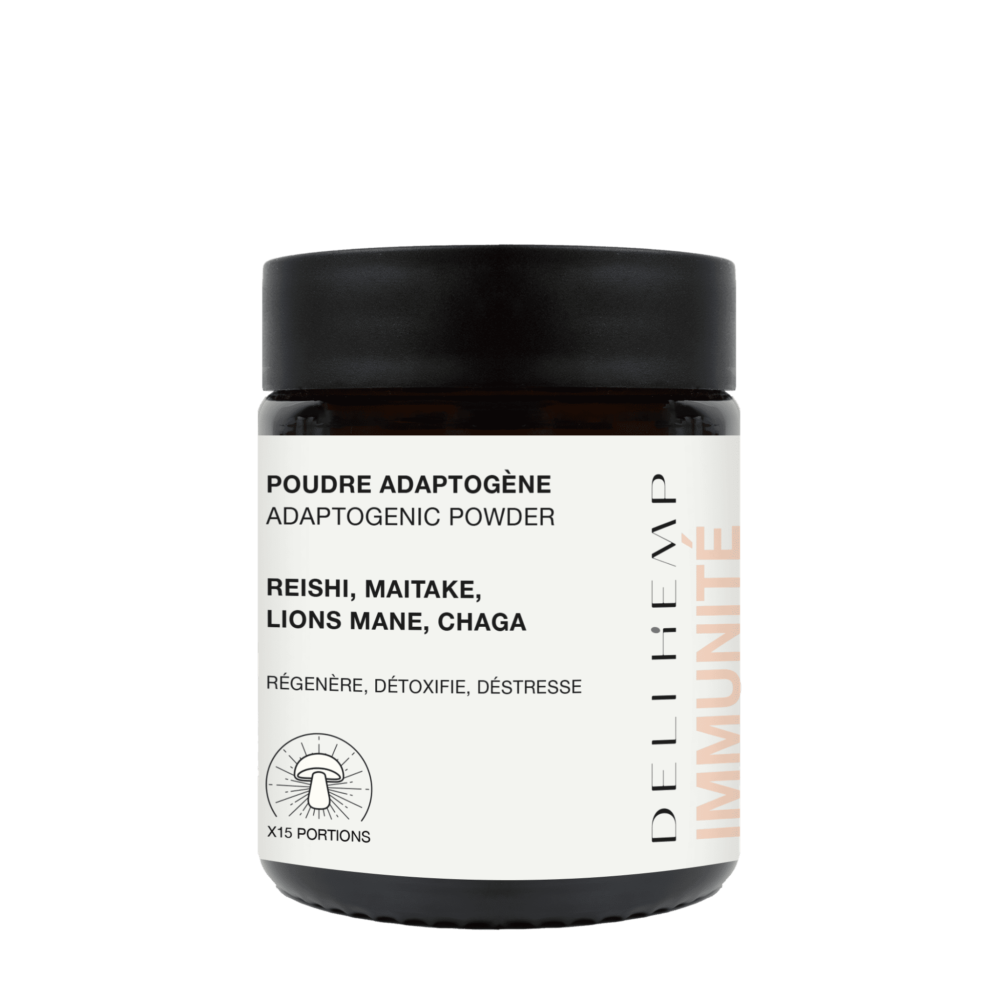 Poudre champignon adaptogène