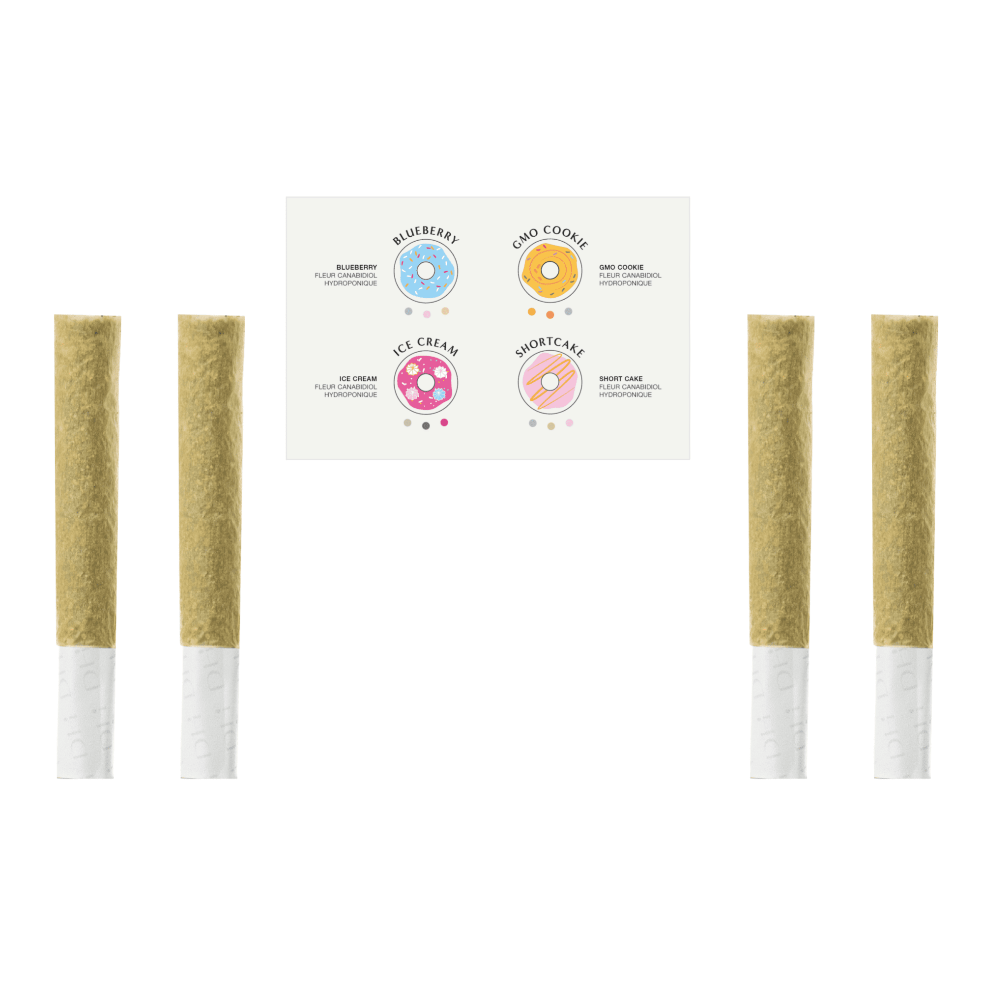 PRE ROLLS CBD - Pack Donuts 420