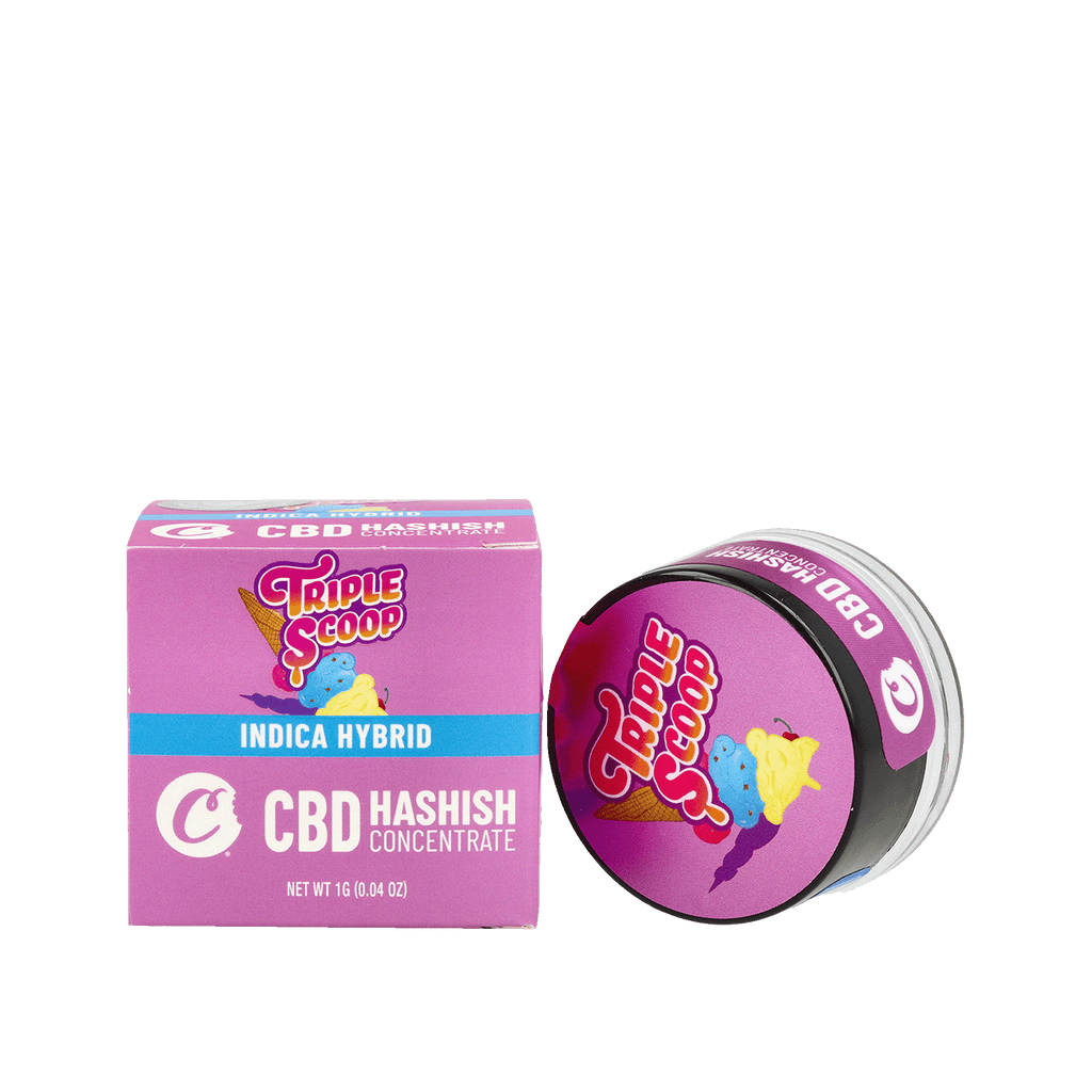 résine CBD 100% legale triple scoop