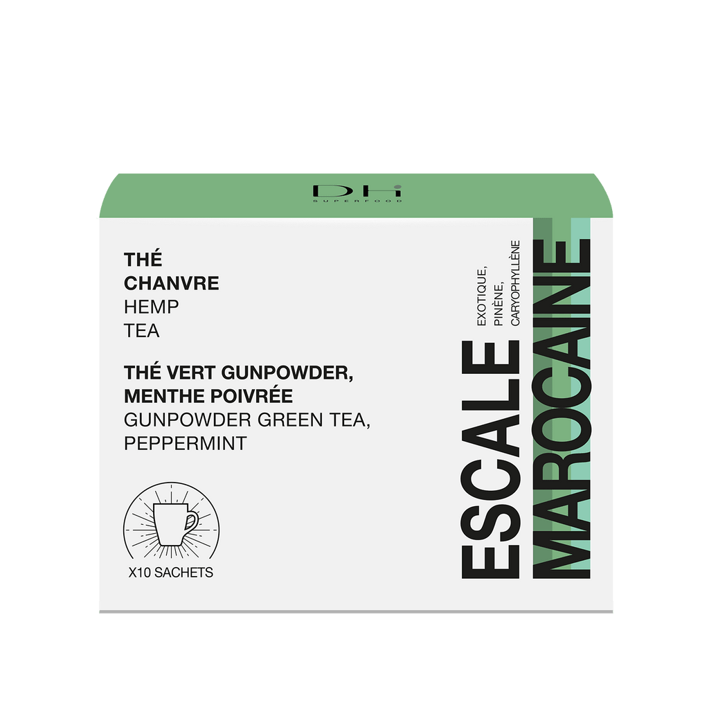 THÉ CHANVRE - SACHETS - ESCALE MAROCAINE