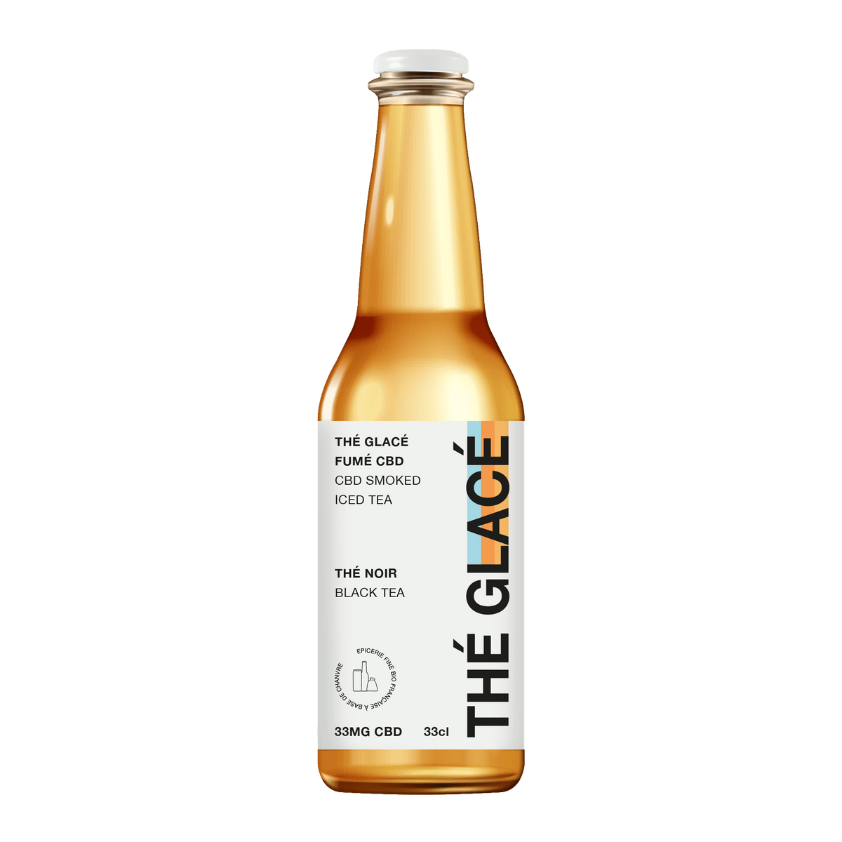 thé glacé au CBD